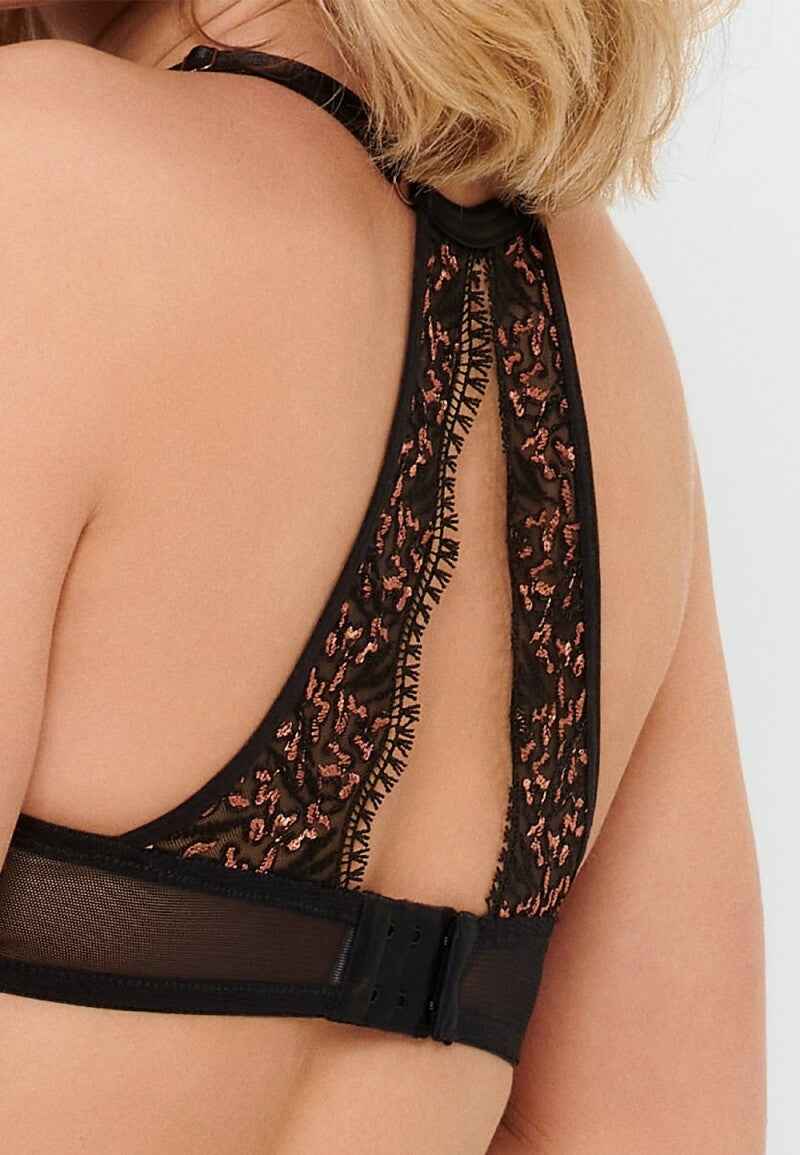 Push-up rintaliivit Lingadore Musta