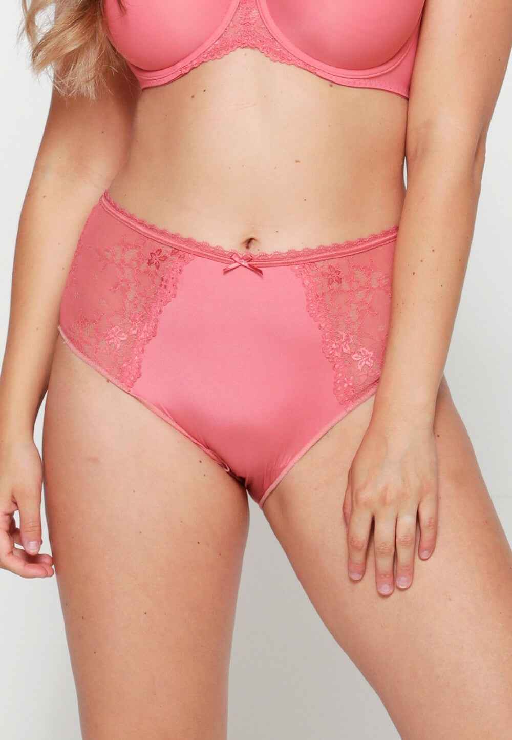 LingaDore DAILY Korkea housu/ Maxipöksyt Faded Rose