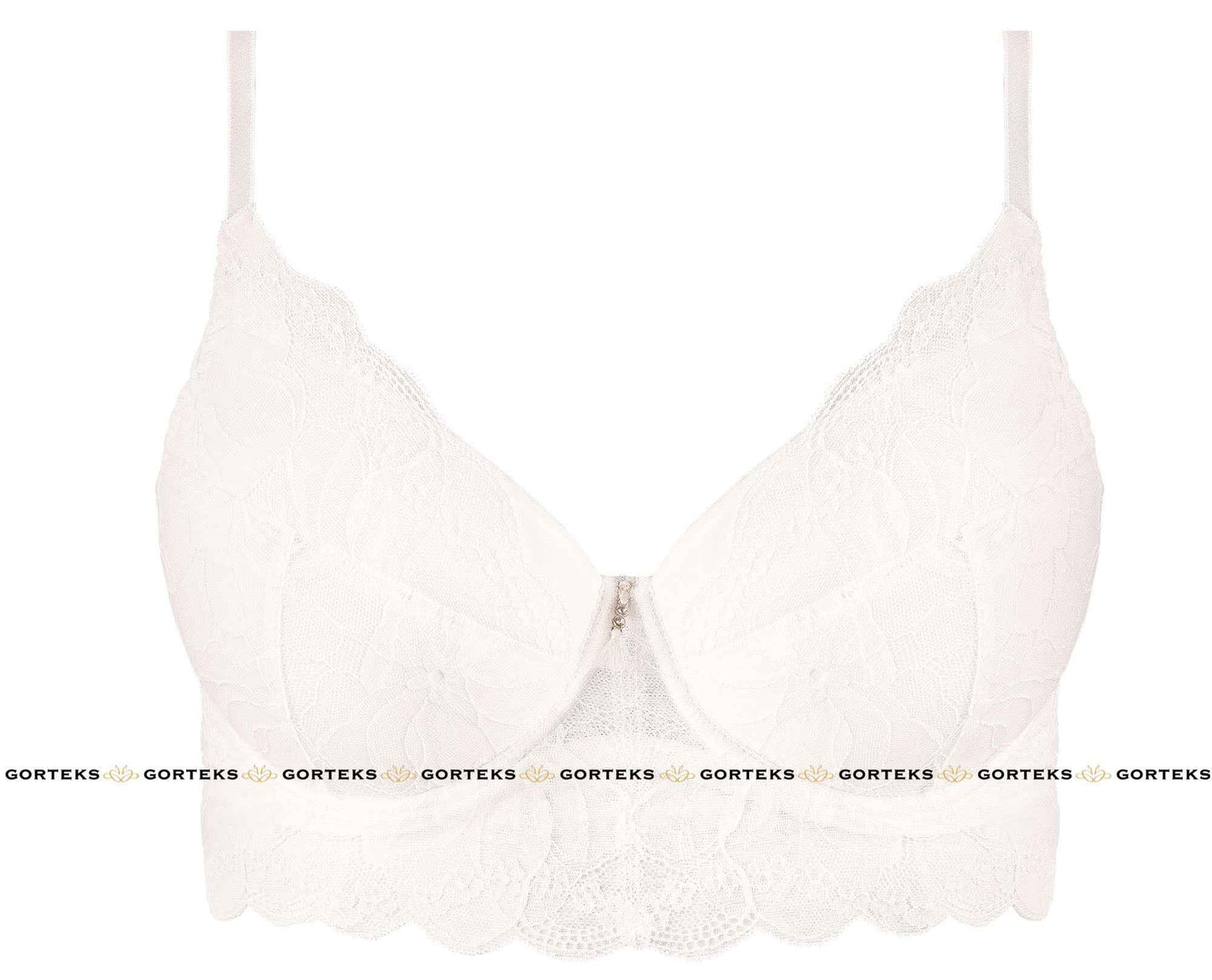 Gorteks Charlize Padded bra, topatut rintaliivit valkoinen