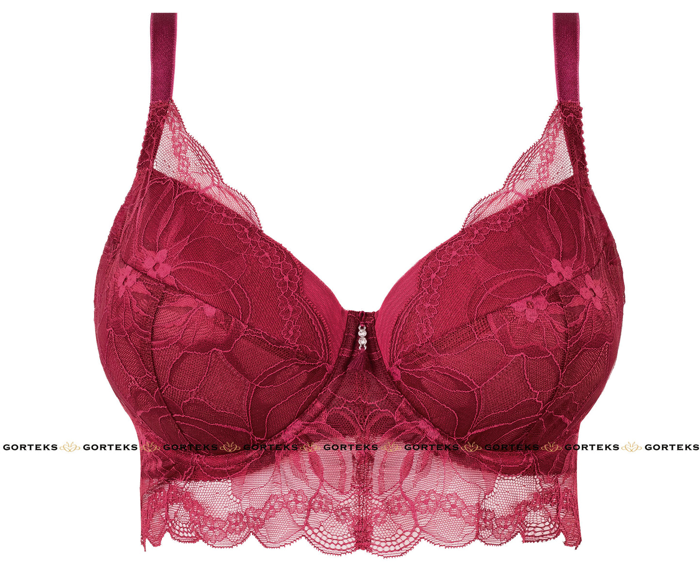 Gorteks Charlize Padded bra, topatut rintaliivit musta
