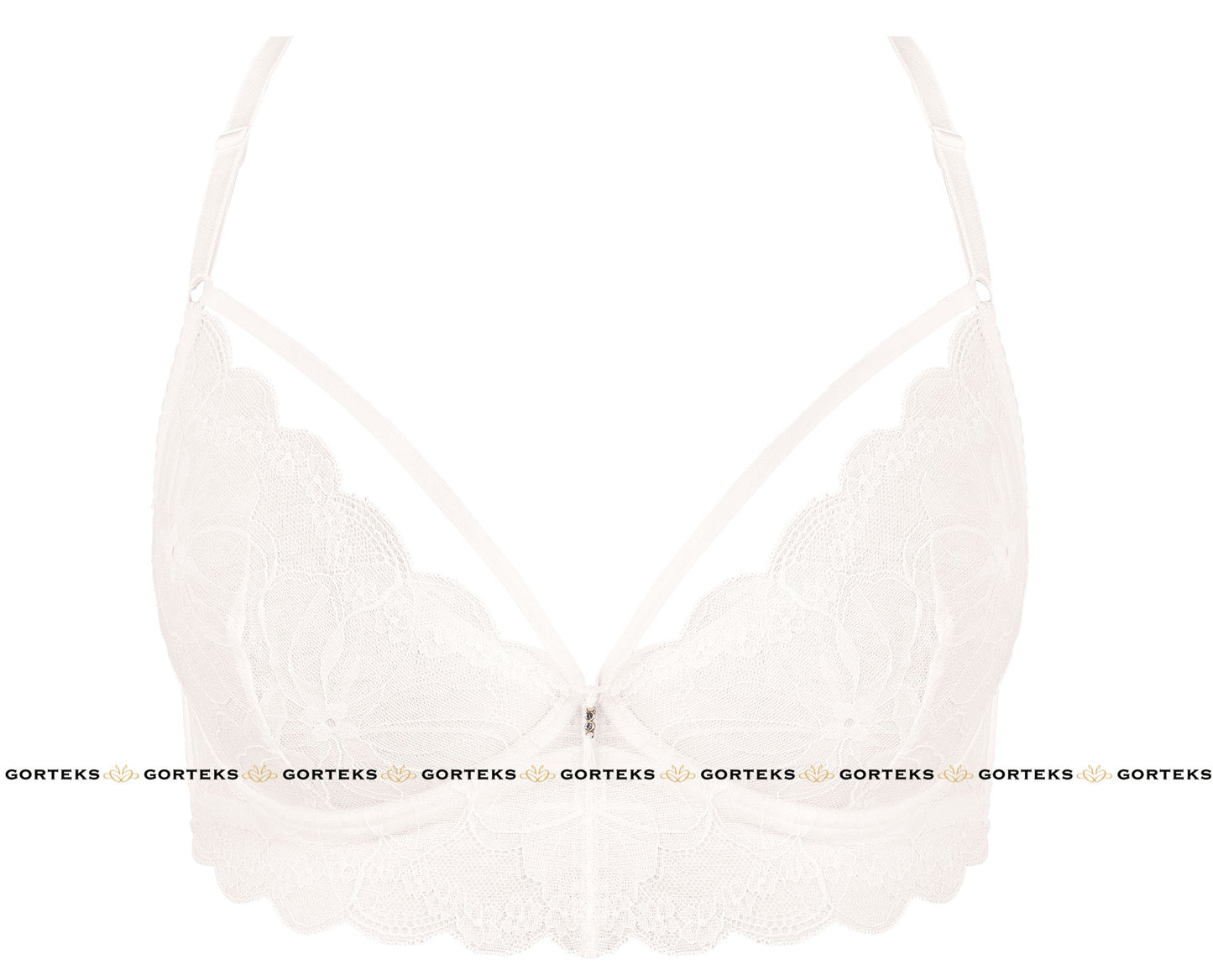 Gorteks Charlize Soft bra pitsikolmiorintaliivit Luonnonvaalea