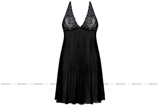 Gorteks Scarlett yöasu musta