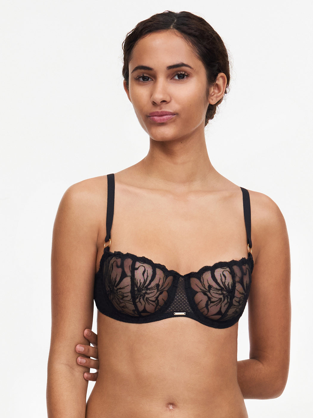 Chantelle Fleurs Half-Cup Balcony Bra