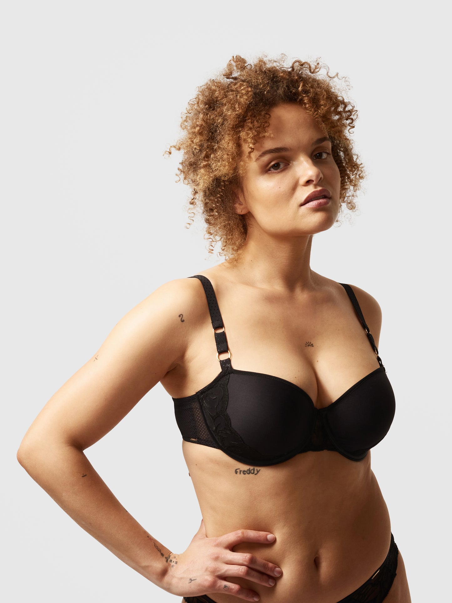 Chantelle Fleurs Half-Cup Memory Bra