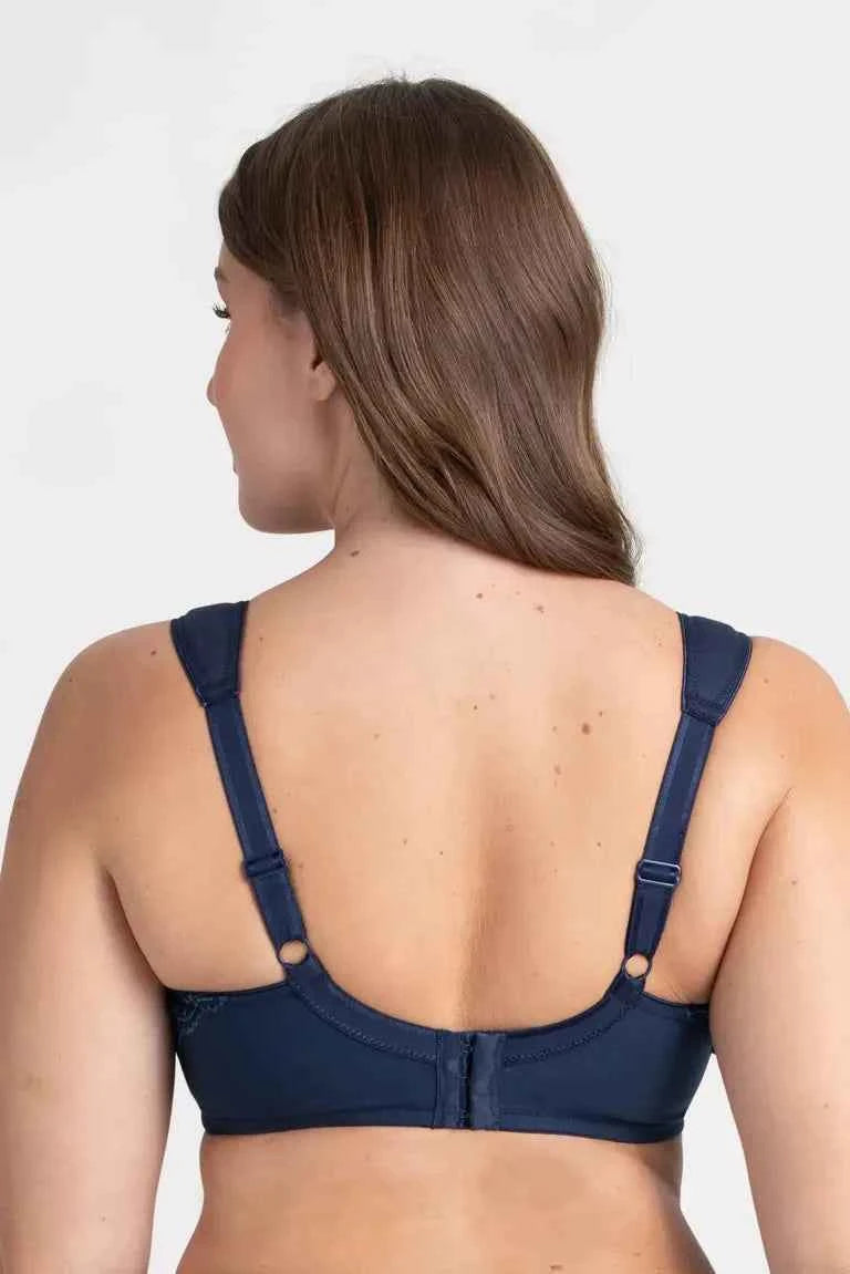 Miss Mary Cotton Now Kaarituellinen rintaliivi Tummansininen