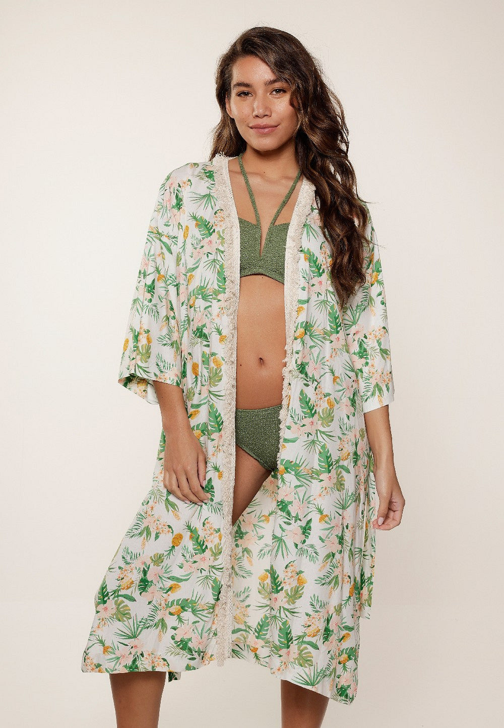 LingaDore Kimono Botanical Shine