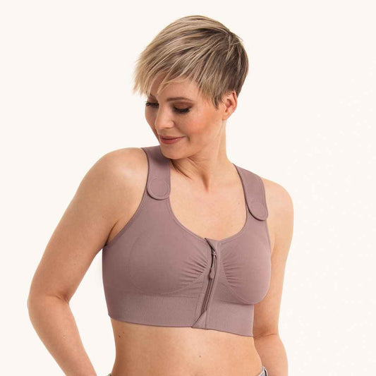 Anita Care Compression bandage Kaarituettomat vetoketjulla edestäkiinnitettävät saumattomat tukirintaliivit