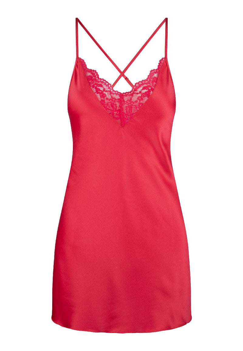 Satiininen Yöasu Lingadore Exclusive Punainen