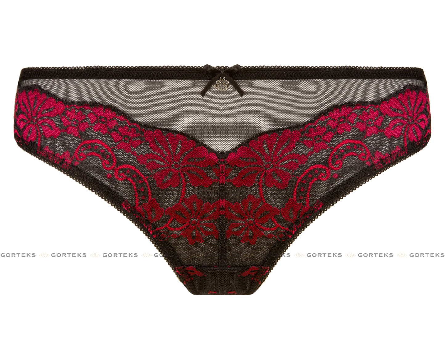 Gorteks Rosso pitsiset string alushousut black-raspberry