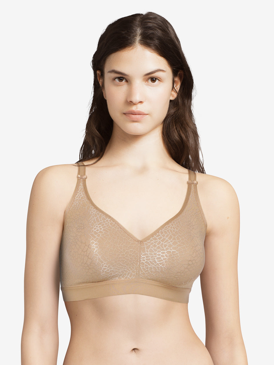 Chantelle C Magnifique Wirefree Support Bra Luonnonvaalea