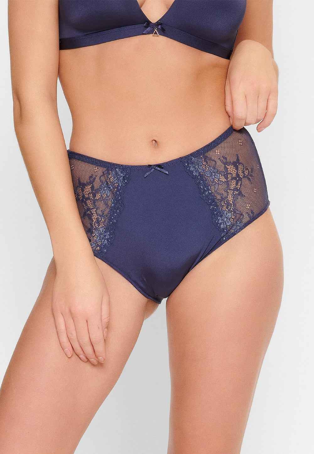 LingaDore DAILY Korkea housu/ Maxipöksyt Navy