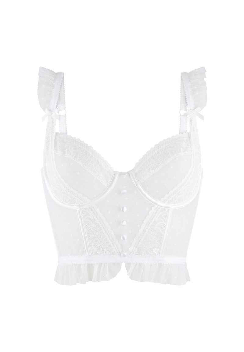 Kaarituellinen Bustier Lingadore pitsinen