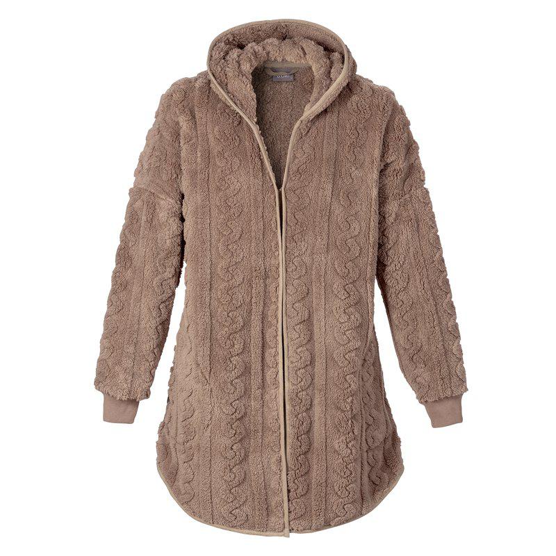 Hupullinen lyhyt kylpytakki/ hoodie Trofe Cosy