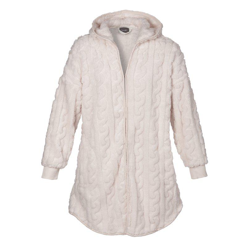 Hupullinen lyhyt kylpytakki/ hoodie Trofe Cosy
