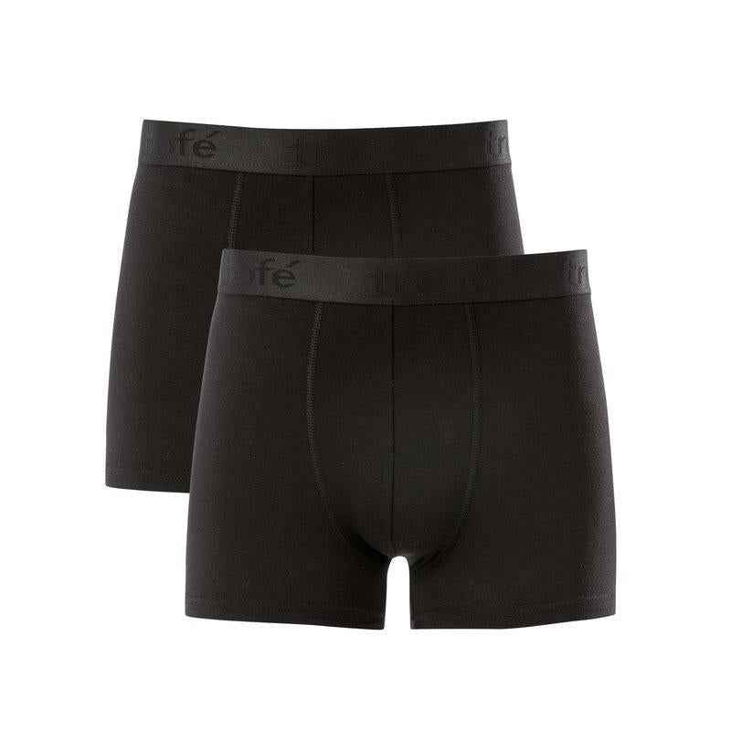 Miesten bokserit Bambu Trofe Musta 2-pack