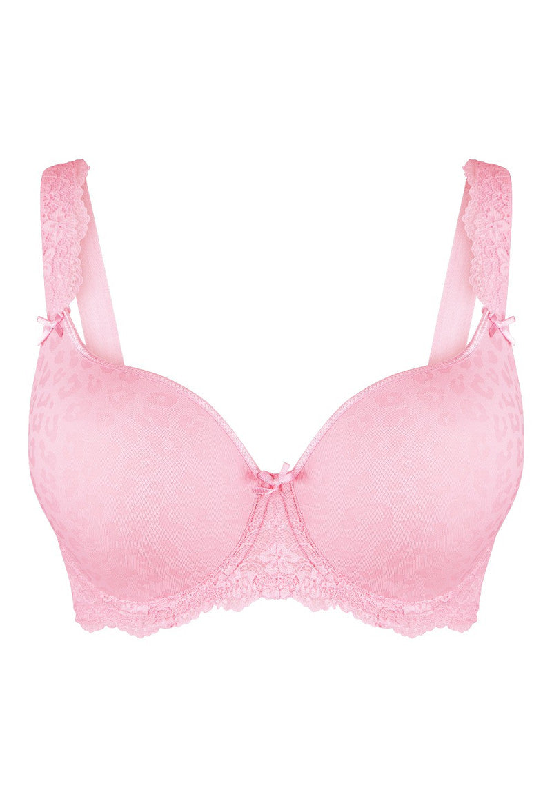 LingaDore DAILY Uni-fit PLUS T-paita rintaliivit Rose Shadow jaquard - Jolingerie