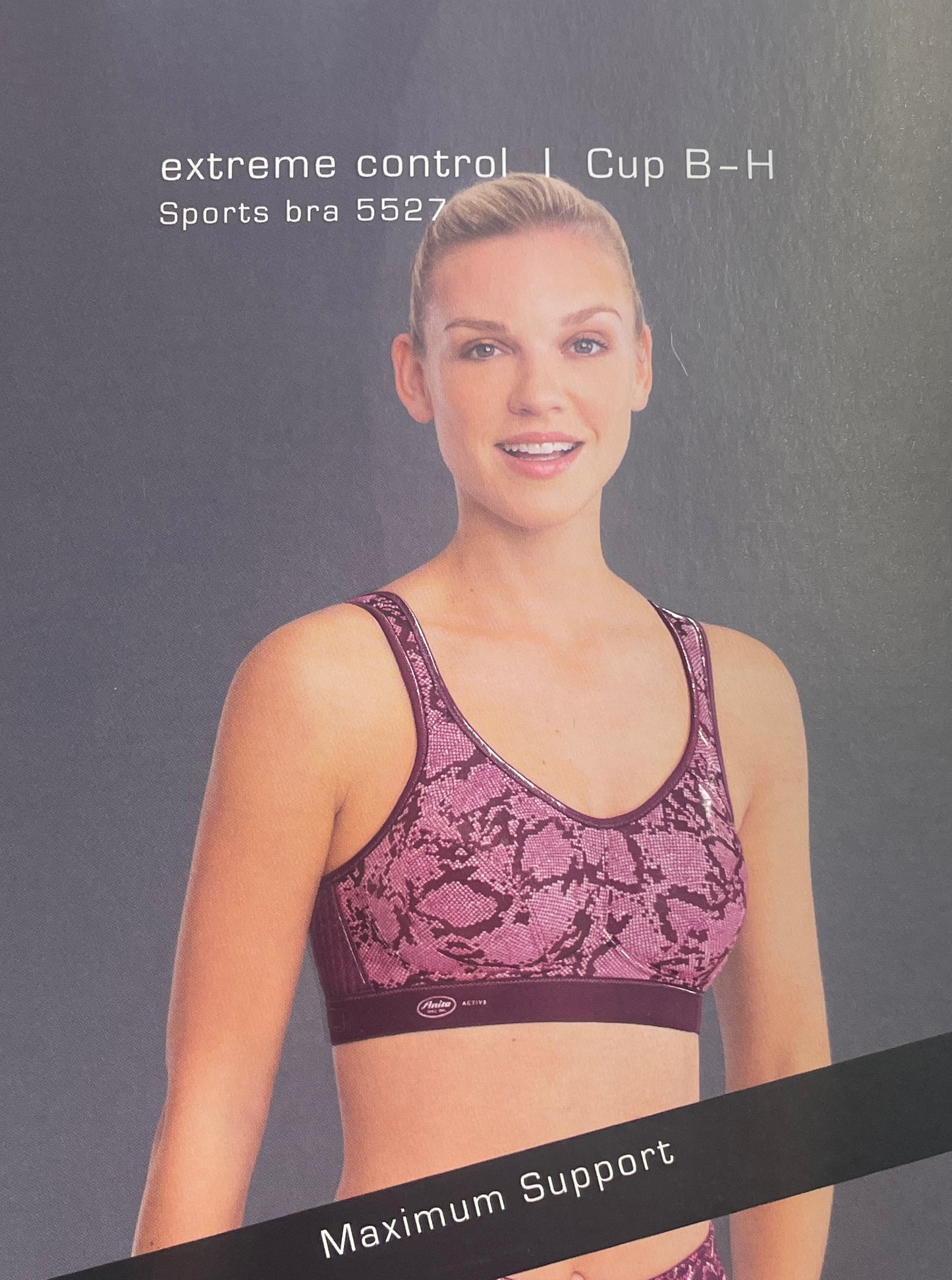Urheiluliivit Anita Active extreme control Sports bra Rose berry