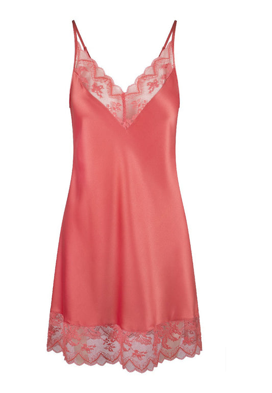 Satiininen Chemise Yöasu Lingadore Spiced Coral