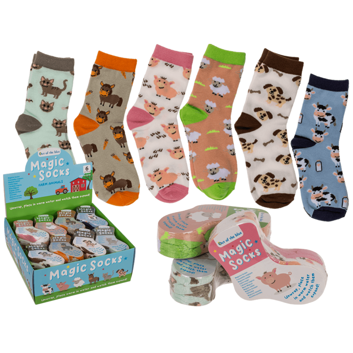 Magic kids socks, Lastensukat farm animals