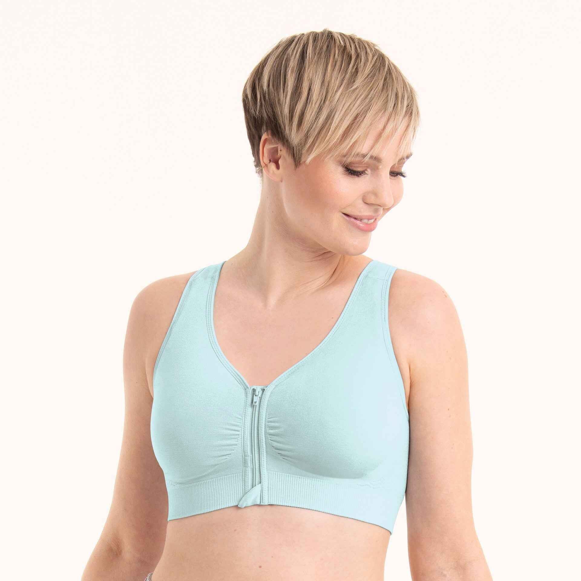 Anita Care Lynn vetoketjulla edestäkiinnitettävä toppimallinen proteeesitaskullinen rintaliivi