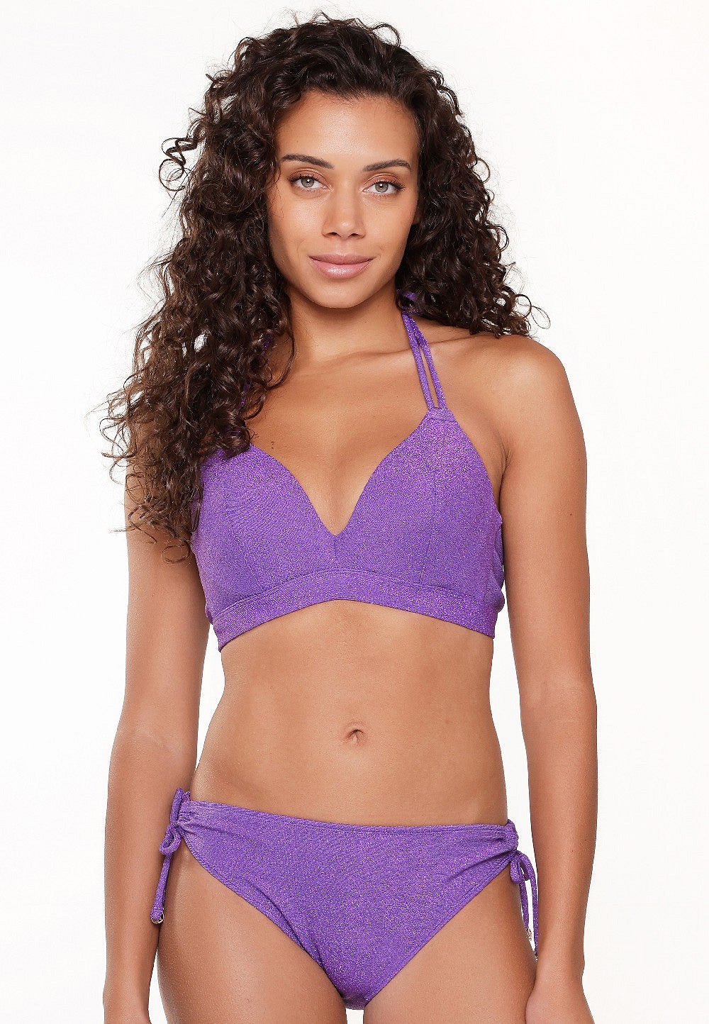 LingaDore Triangle padded bikinisetti Violet