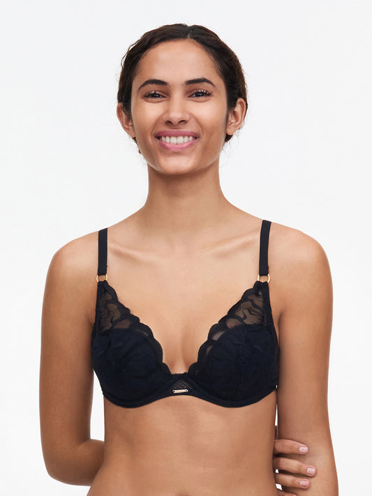Chantelle Fleurs Plunge T-Shirt Bra