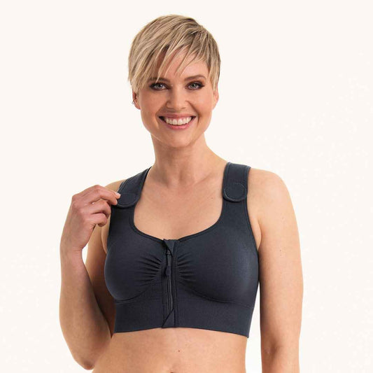 Anita Care Compression bandage Kaarituettomat vetoketjulla edestäkiinnitettävät saumattomat tukirintaliivit