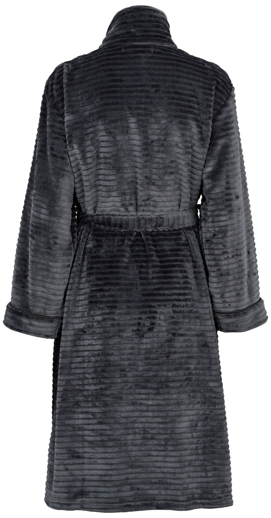 Vetoketjullinen Kylpytakki Fleece Harmaa
