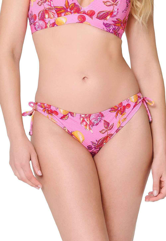 Matalavyötäröiset bikinihousut nauhoilla LingaDore Pink Paradise