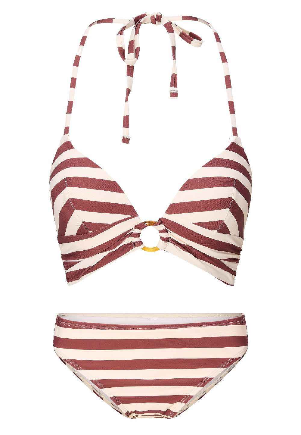 Raidallinen Bikinisetti Lingadore Triangle bikiniset