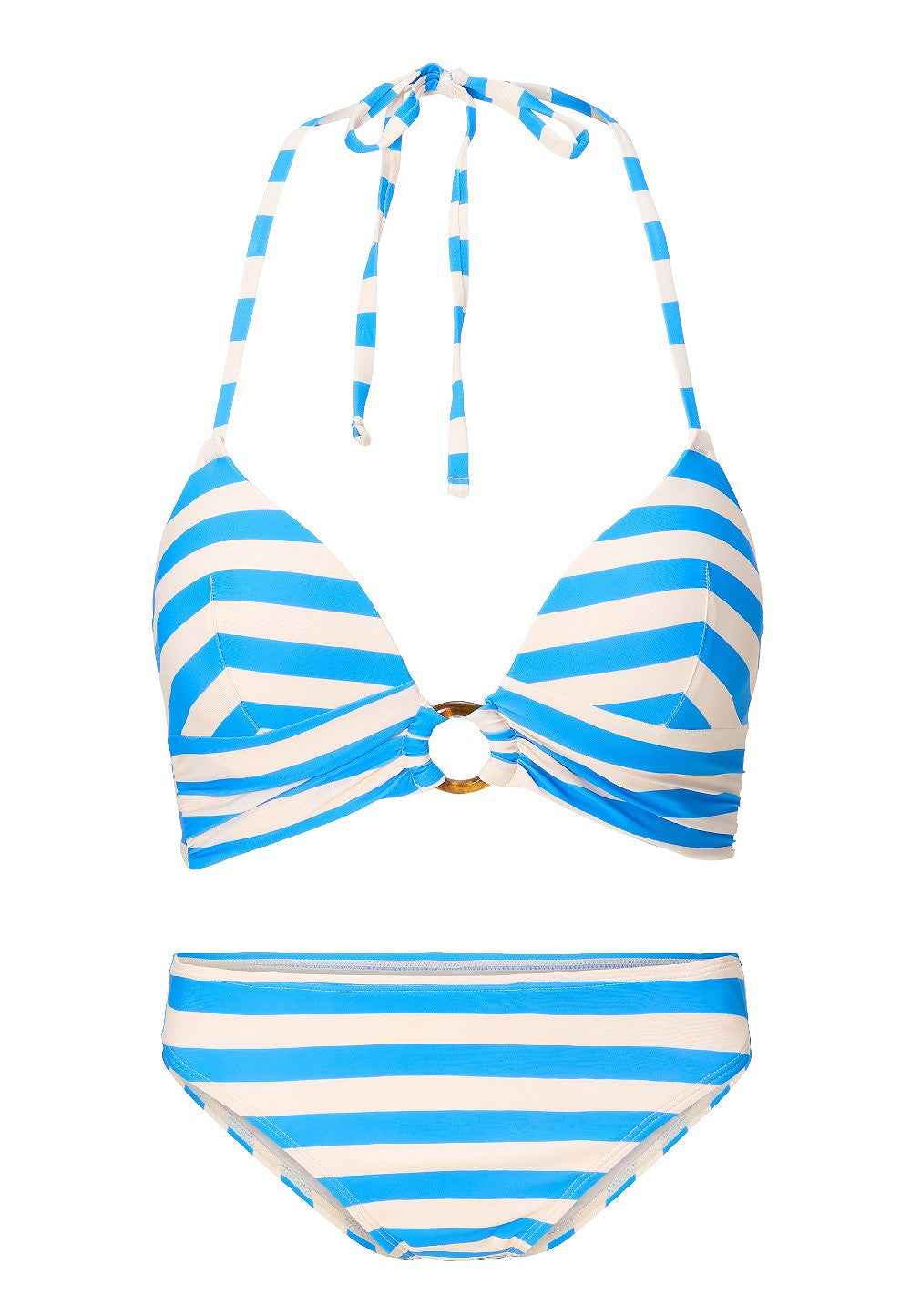 Raidallinen Bikinisetti Lingadore Triangle bikiniset
