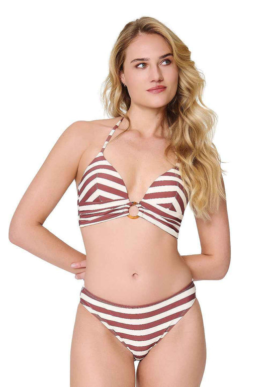 Raidallinen Bikinisetti Lingadore Triangle bikiniset