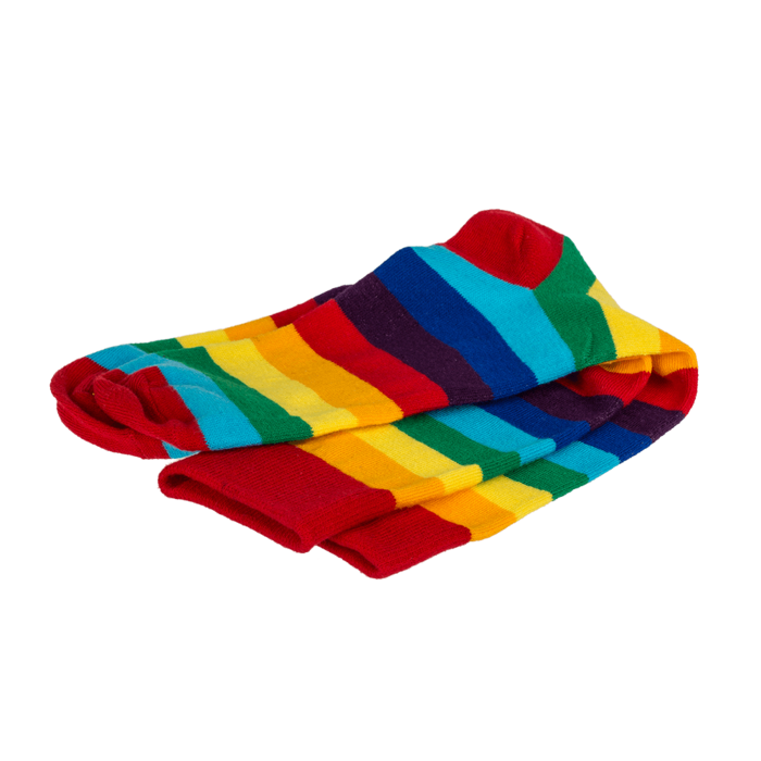 Nilkkasukat tölkissä, Rainbow, one size, 80% cotton