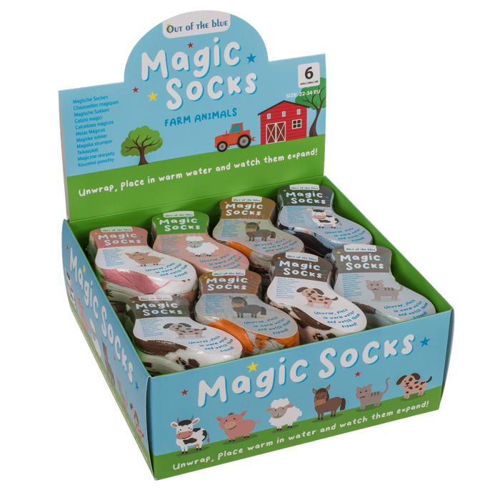 Magic kids socks, Lastensukat farm animals