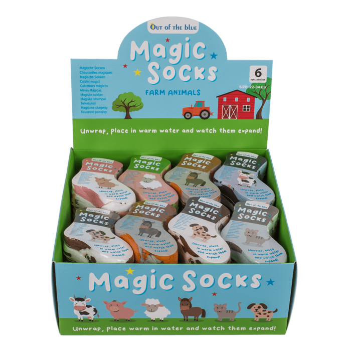 Magic kids socks, Lastensukat farm animals