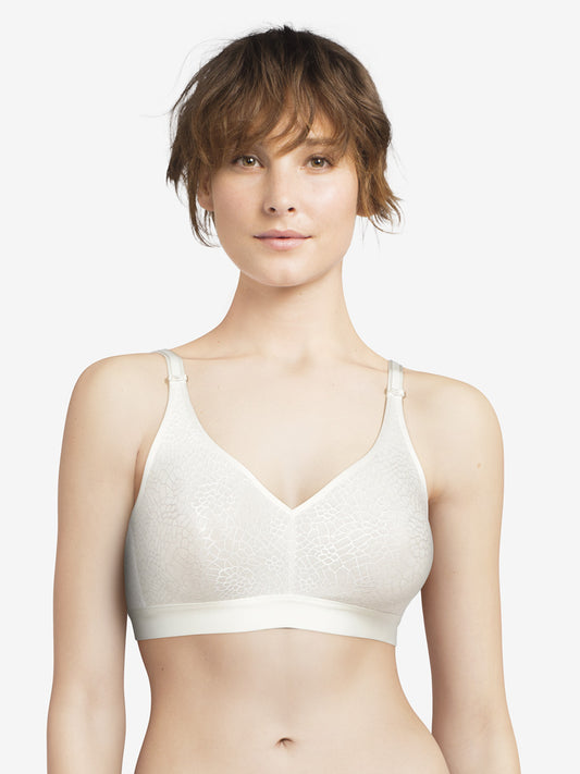 Chantelle C Magnifique Wirefree Support Bra Luonnonvaalea