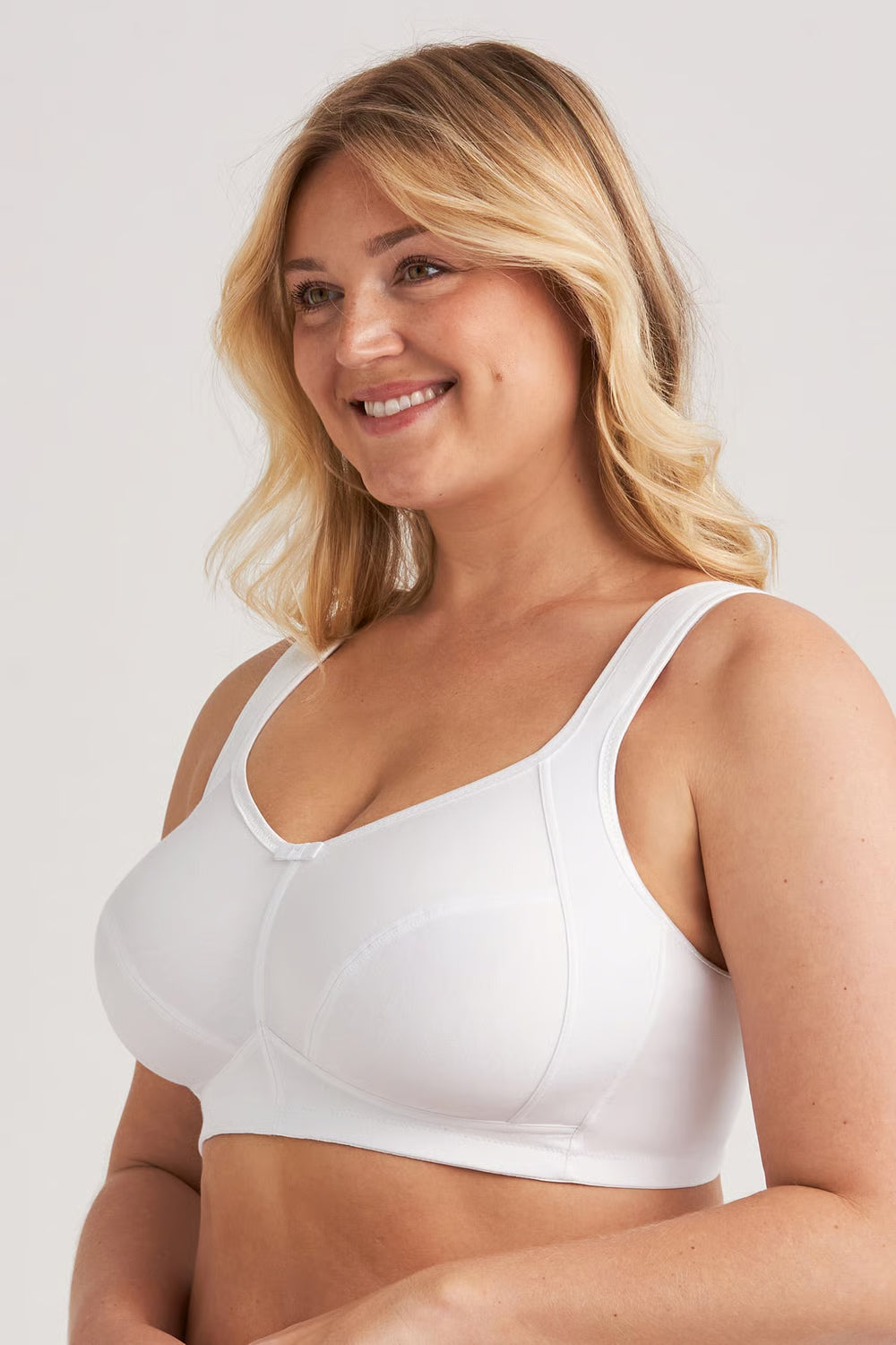 Miss Mary of Sweden Cotton Divide kaarituettomat rintaliivit (78% Puuvillaa)