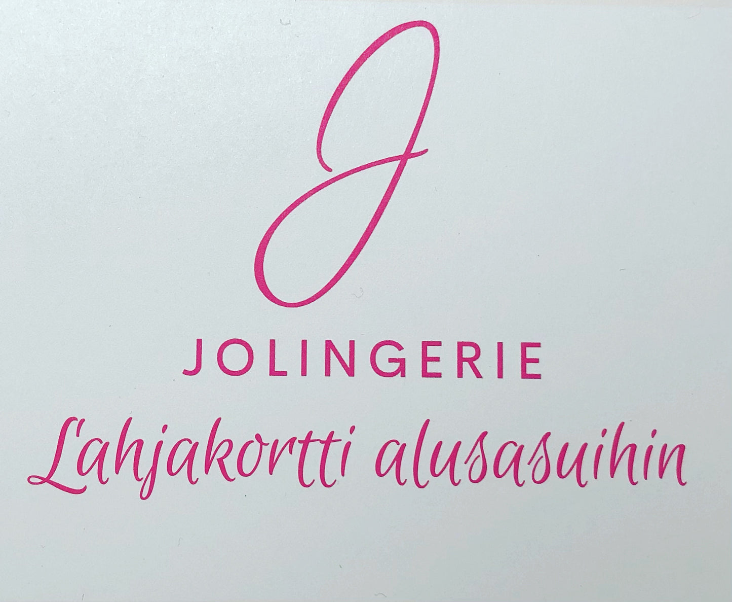 JOLINGERIE LAHJAKORTTI