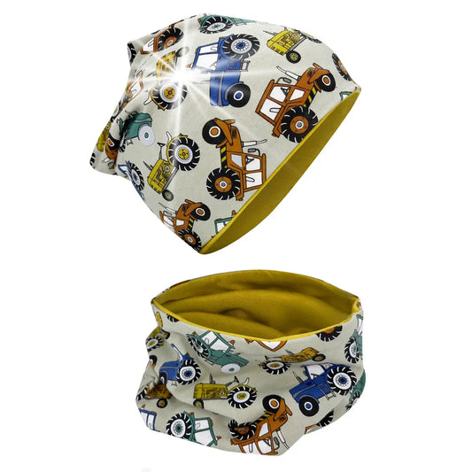 Heijastava Lasten pipo ja tuubihuivisetti