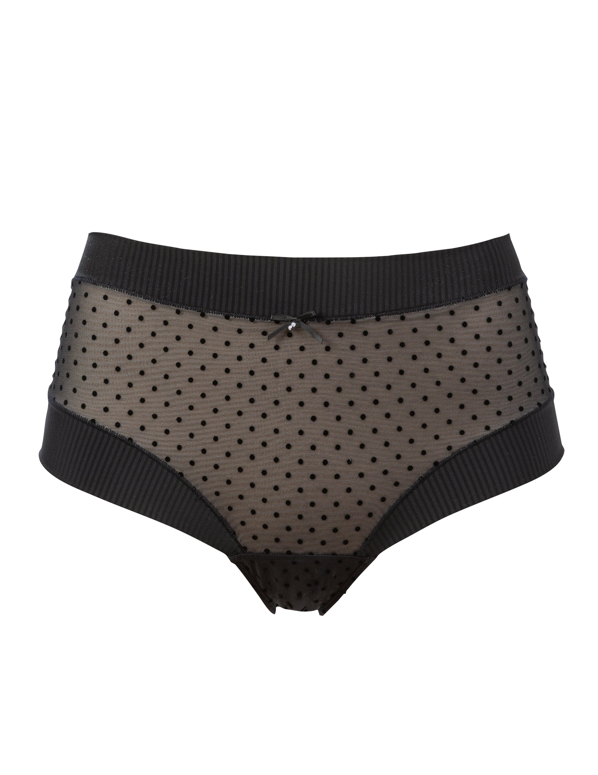 Korkeavyötäröiset alushousut Trofe Laila Season Dotty - Jolingerie