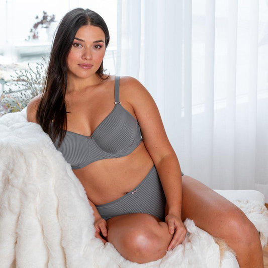 T-paitarintaliivit Sanna Stripe Harmaa
