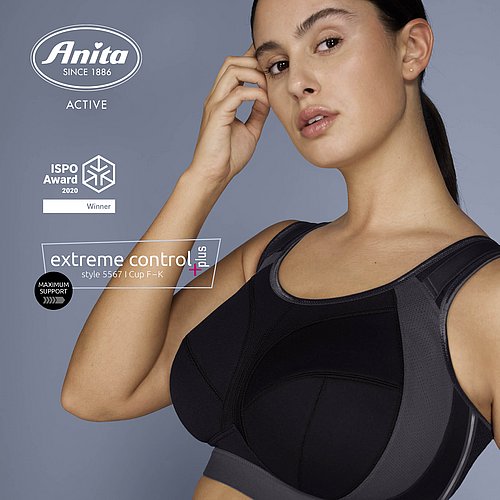 Urheiluliivit Anita Active extreme control plus Sports bra Valkoinen