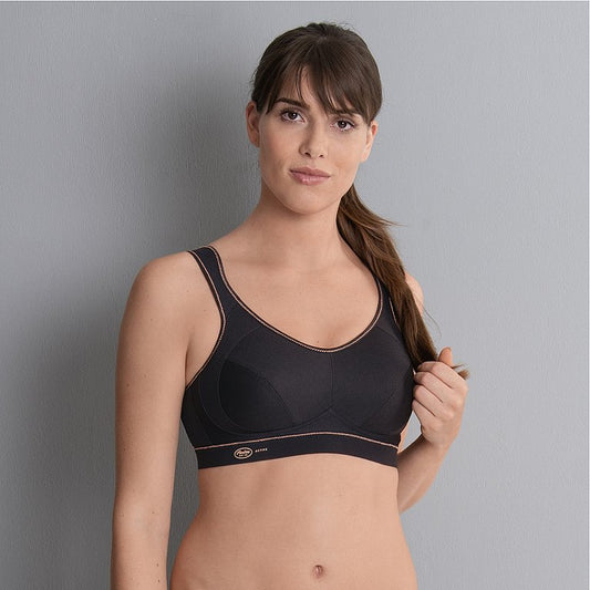 Urheiluliivit Anita Active extreme control Sports bra black gold